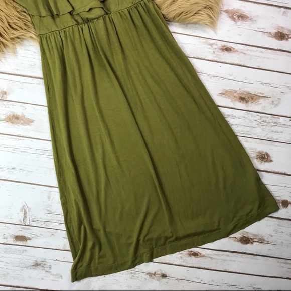 J Crew Dressy Jersey Ruffle Dress - Picture 4 of 8